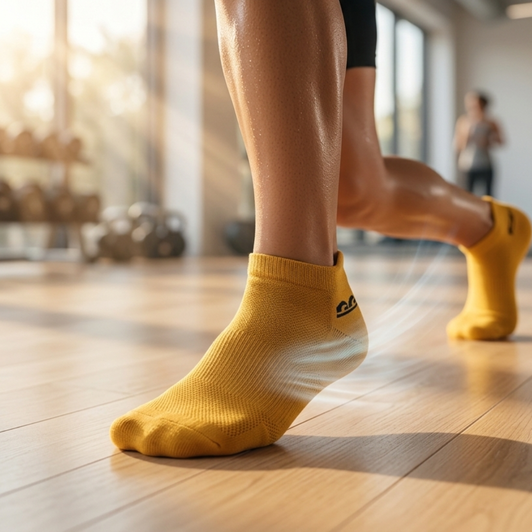 Yellow Low Ankle Socks, The Sock Street
