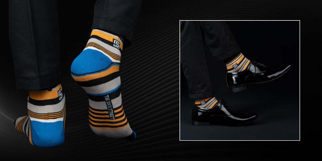 Beyond Black and Brown: A Guide to Bright and Colorful Dress Sock Trends