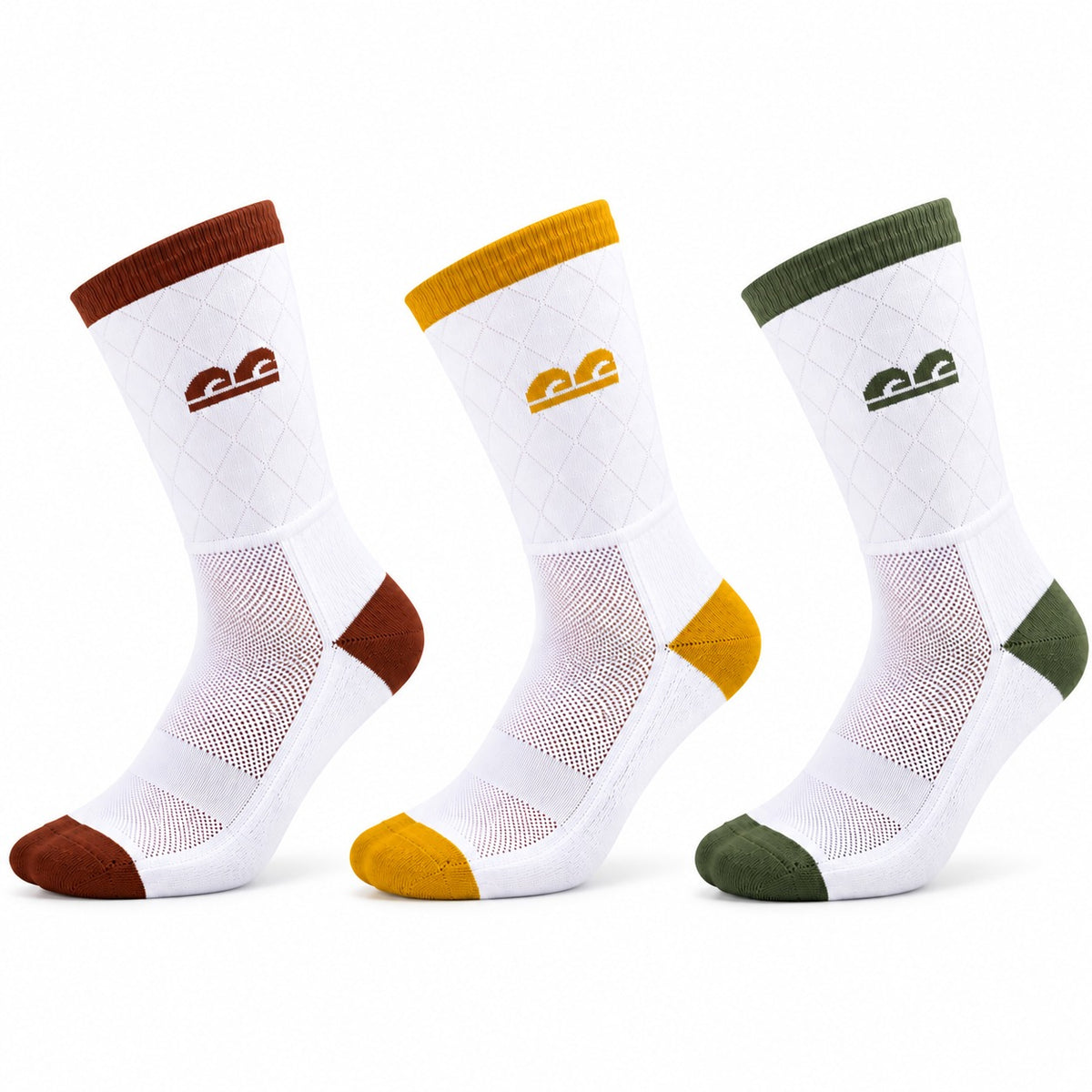 Street Grid Crew Sport Socks-Pack of 3