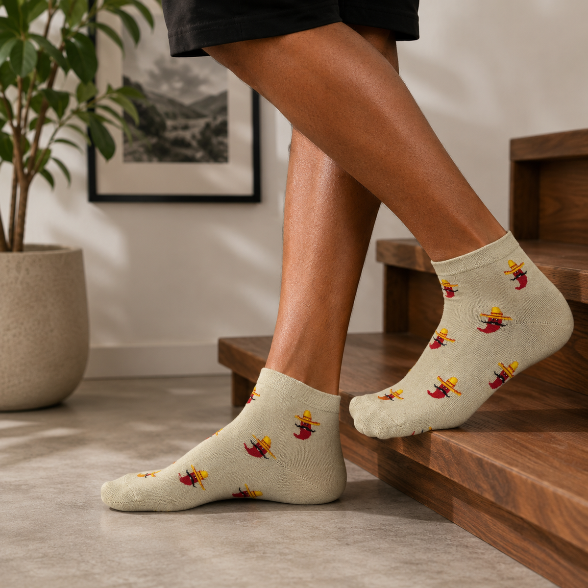 Spice & Siesta Pack Of 3-Ankle Socks