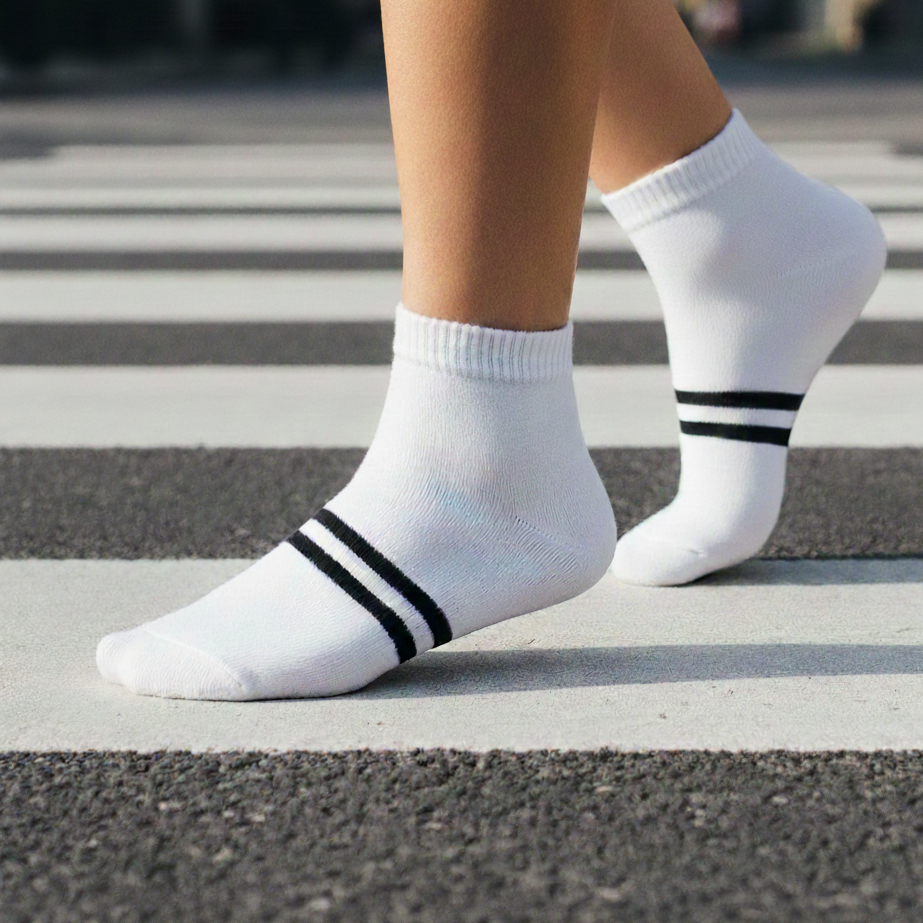 Design All Purpose Ankle Socks-Soft Trio Pack of 3