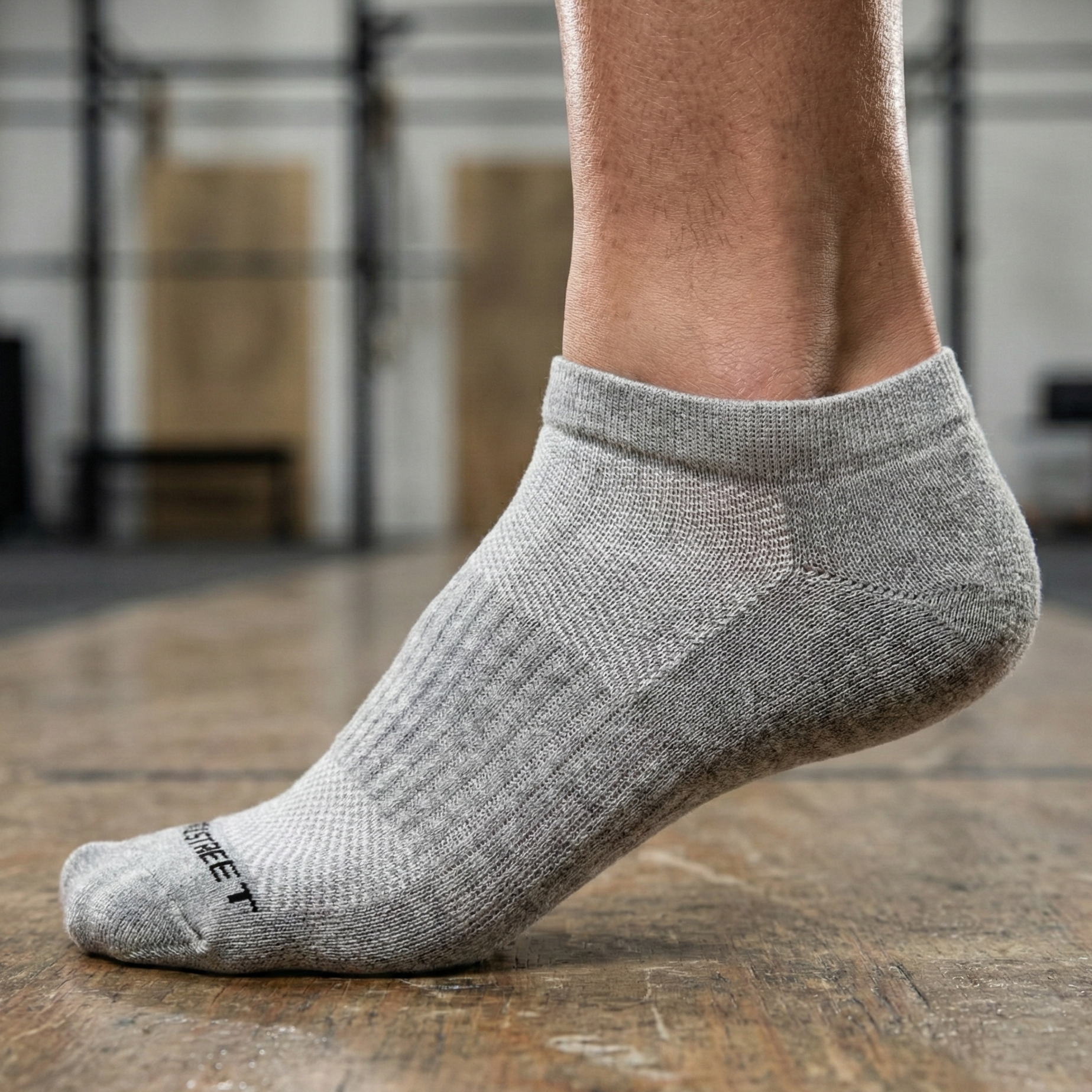 Sports Running Ankle Socks-Grey Mélange Pack of 6