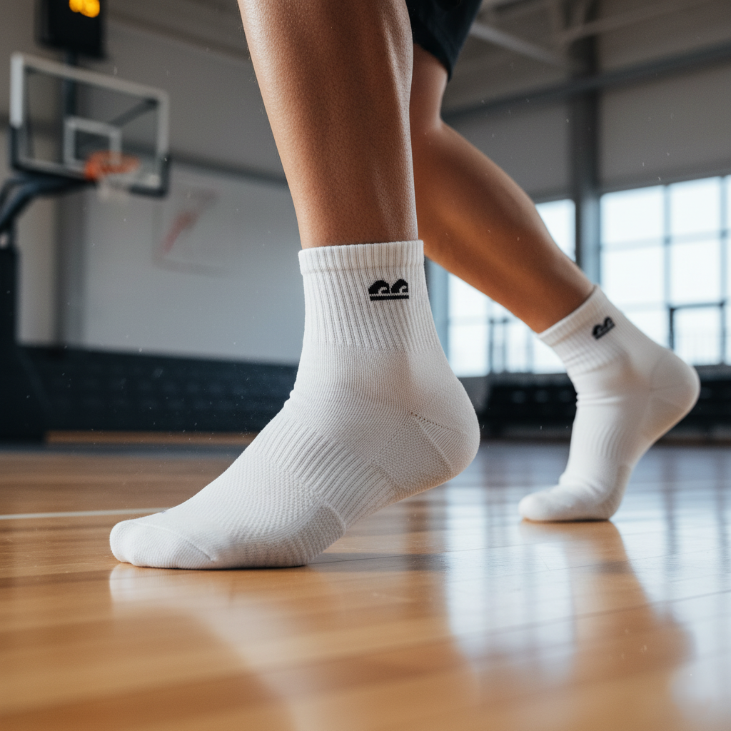White ribbed ankle socks pack of 3 by The Sock Street - premium cotton comfort, durable everyday style.