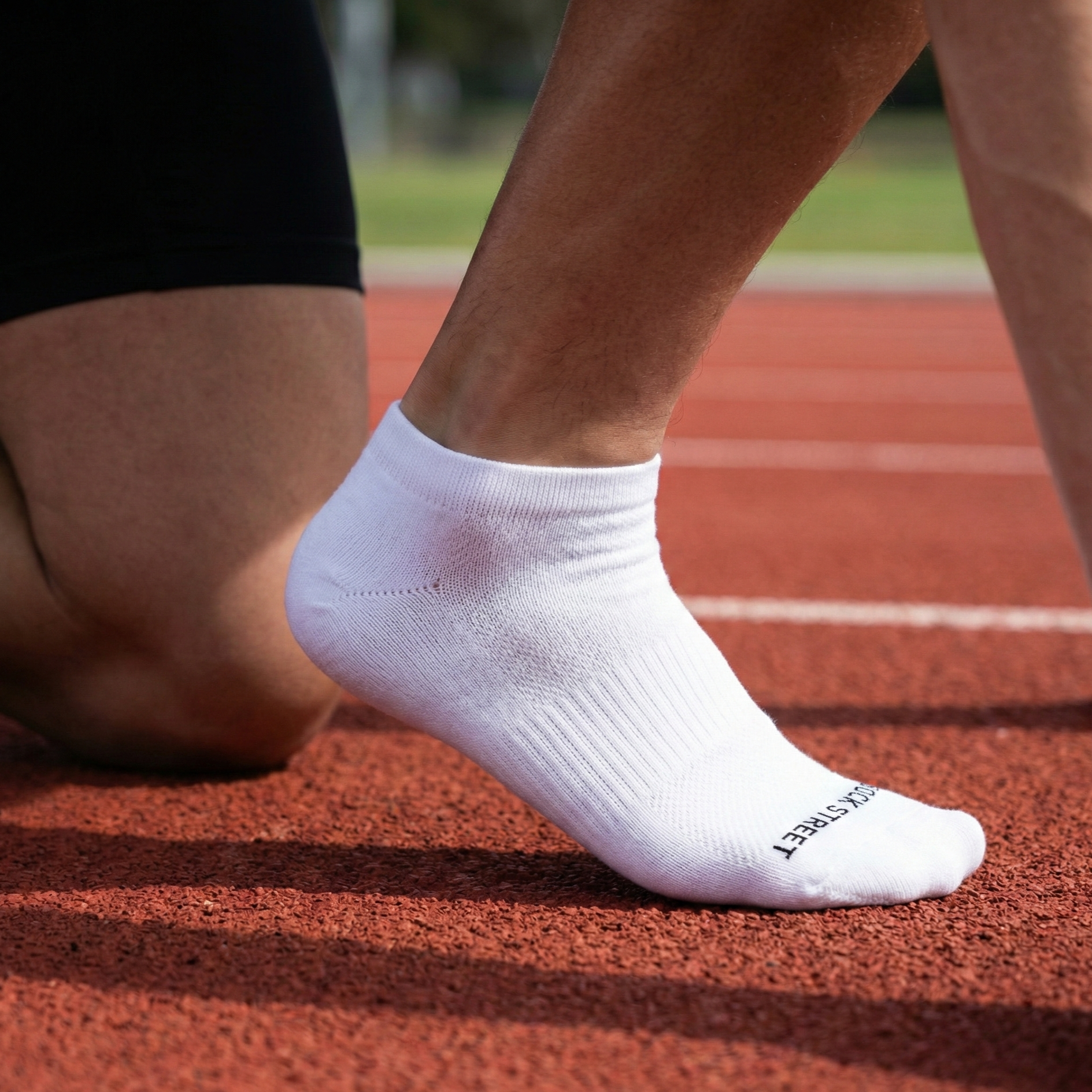 Sports Running Ankle Socks-Pearl White Pack of 6