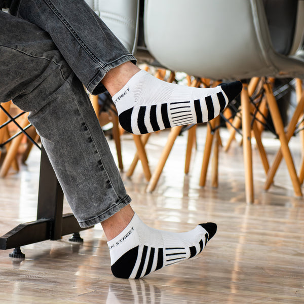 Bamboo low Ankle Stripes Socks (3 Pair)