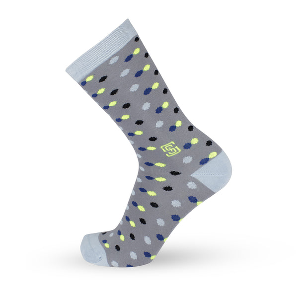 Polka Dot Grey (1 Pair)