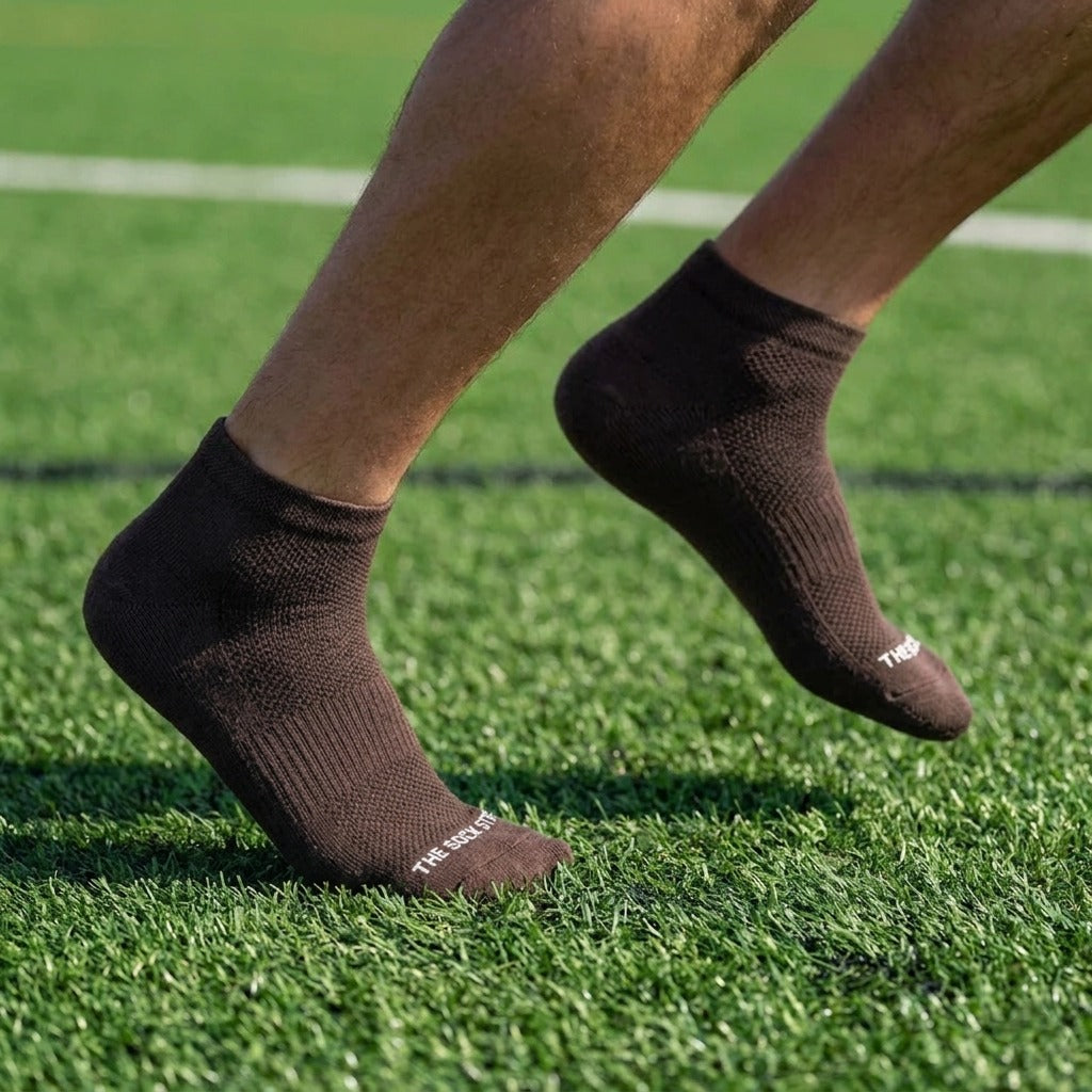 Sports Running Ankle Socks-The Elements Pack of 6