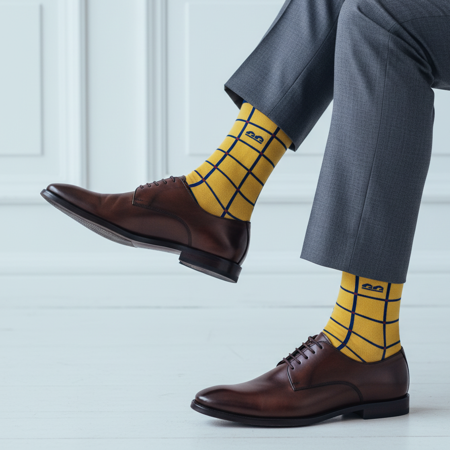 Formal Everyday Crew Socks-Coastal Sunrise Pack of 3