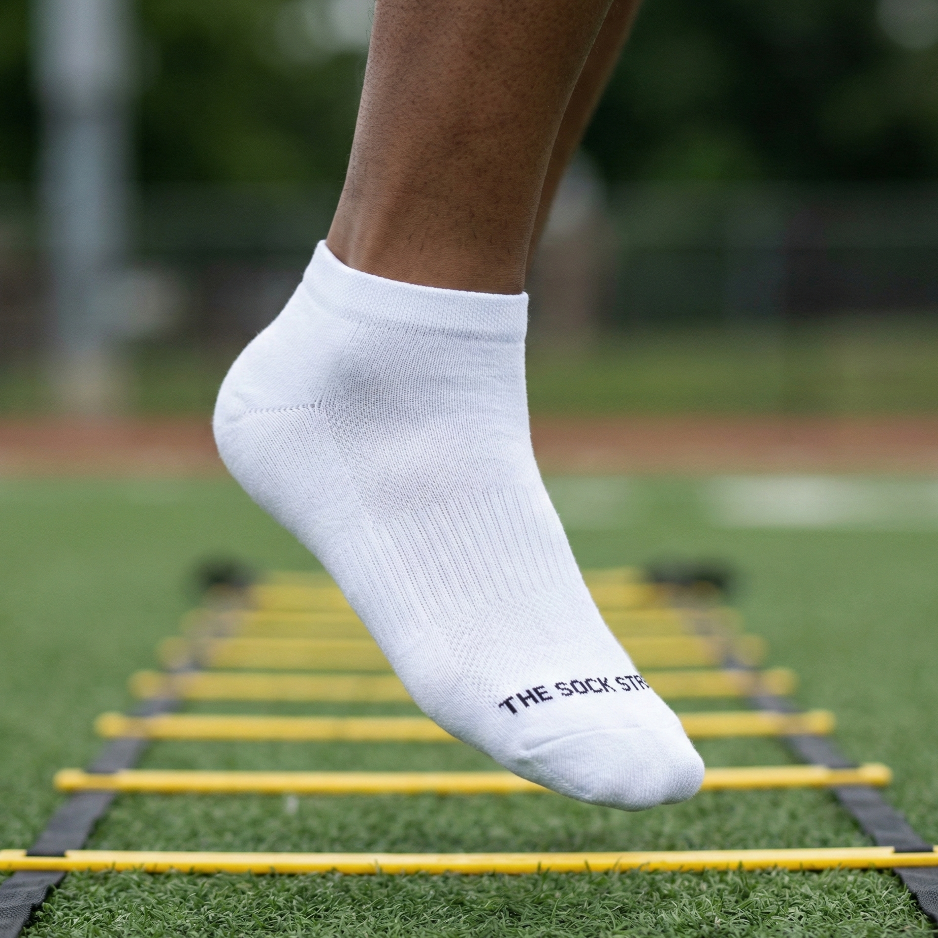 Sports Running Ankle Socks-Pearl White Pack of 6
