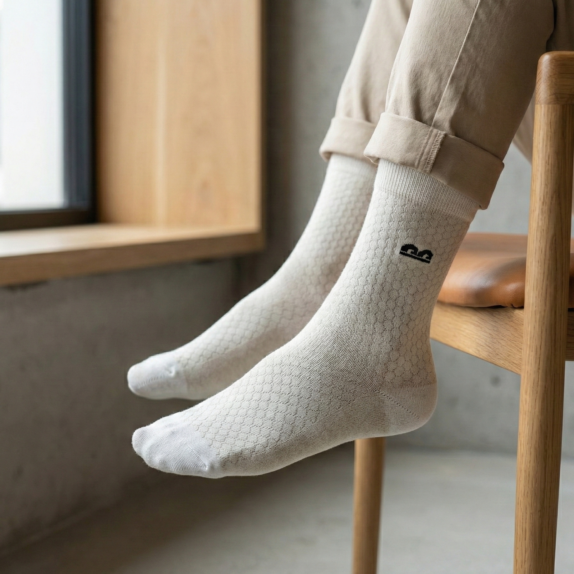 Formal Design Crew Socks-Honeycomb Essentials Pack of 3