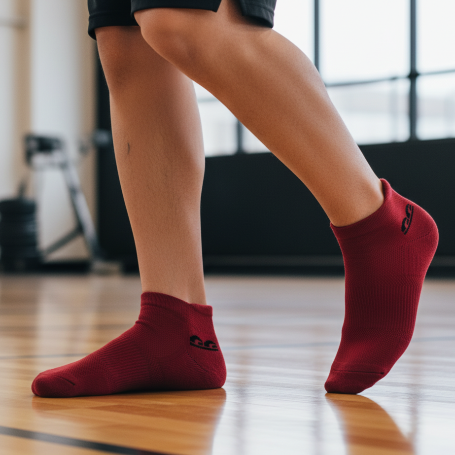 Sports Running Ankle Socks-Sunset Pack of 3