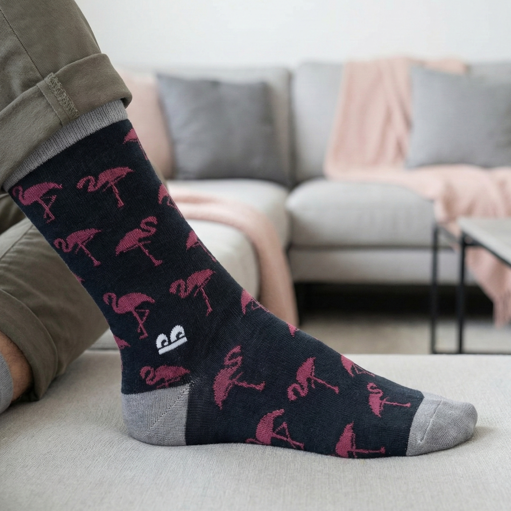 Design Paradise Trip Crew Socks-Multicolor Pack of 3