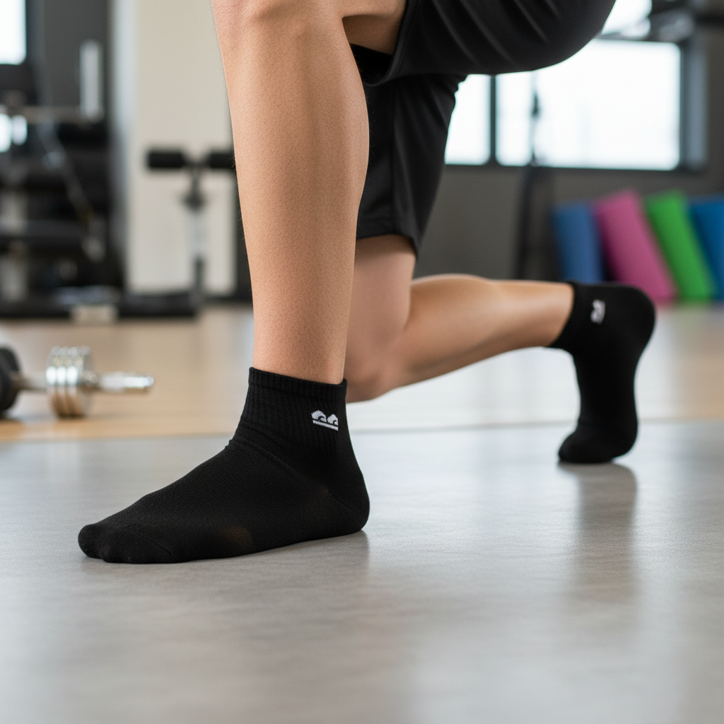 Black ribbed ankle socks pack of 3 by The Sock Street - premium cotton comfort, durable everyday style.