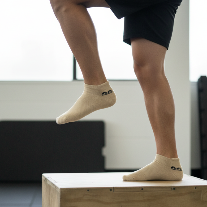 Sports Running Ankle Socks-Marigold Lagoon Pack of 3