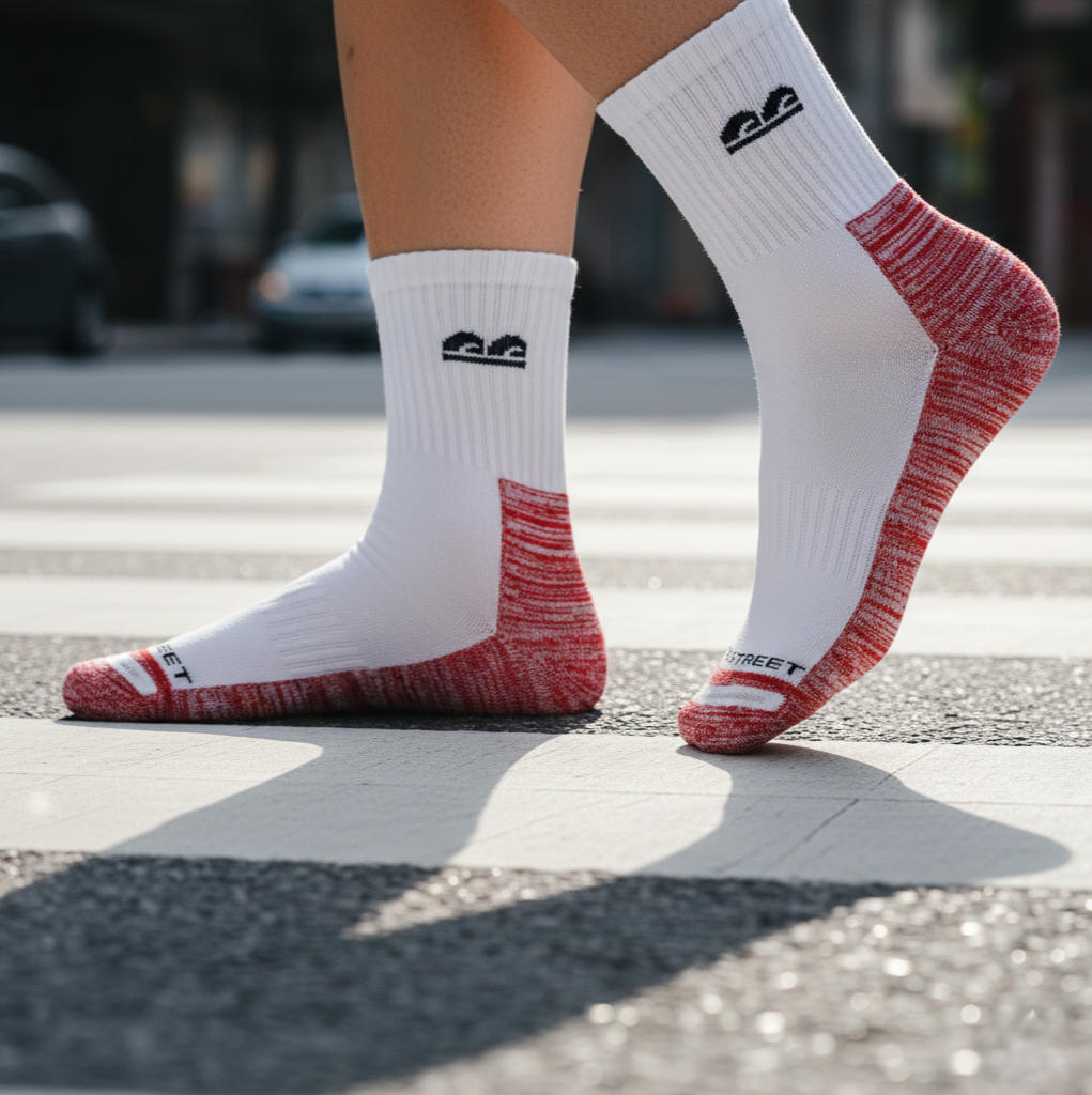 Design Tonal Texture Ultra-Smooth Crew Socks Pack of 6