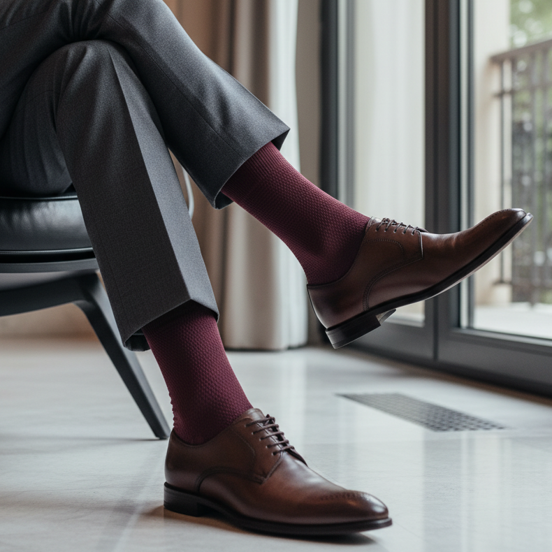 Formal Everyday Crew Socks-Heritage Earth Pack of 6