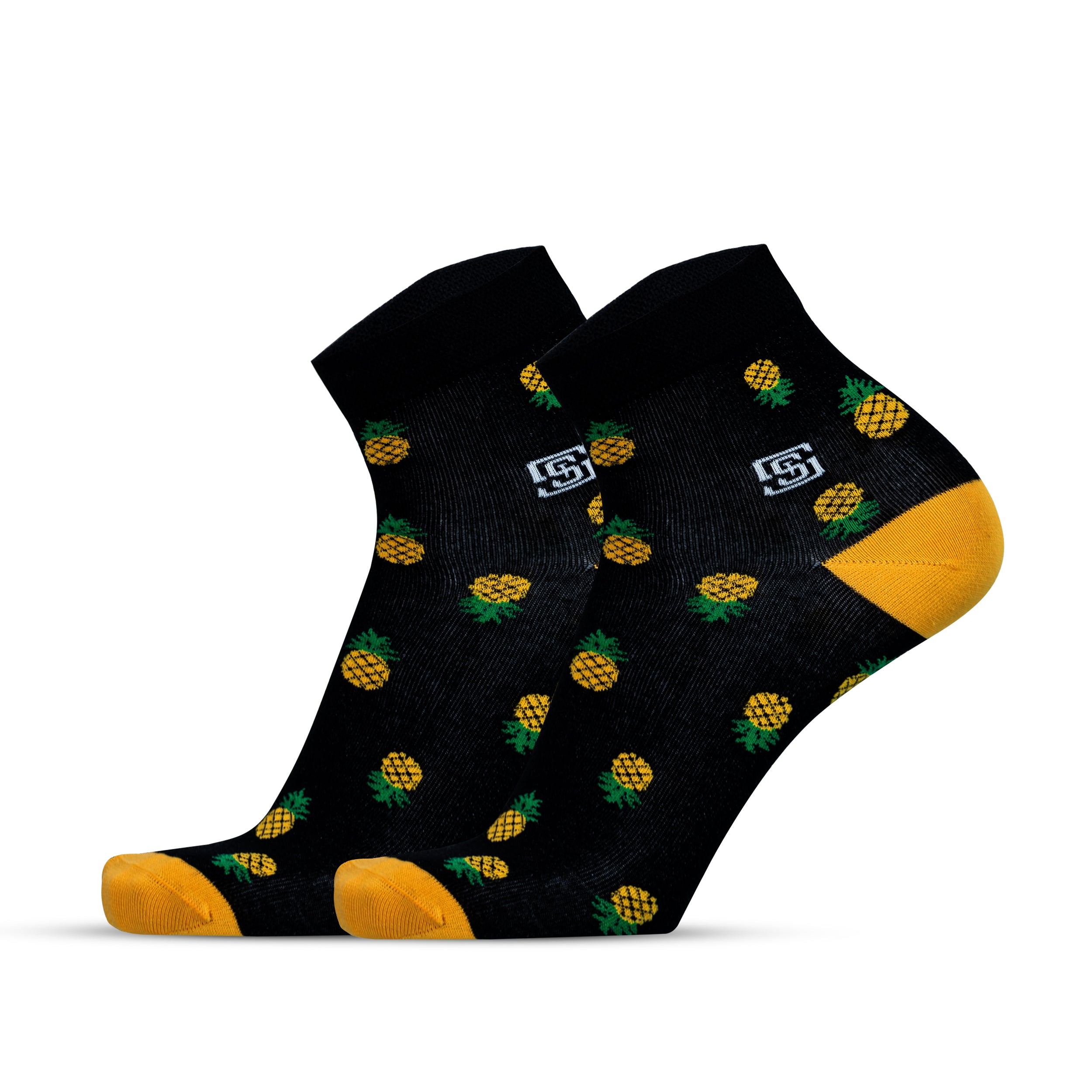 Design Artisanal Pineapple Ankle Socks-Multicolor Pack of 1