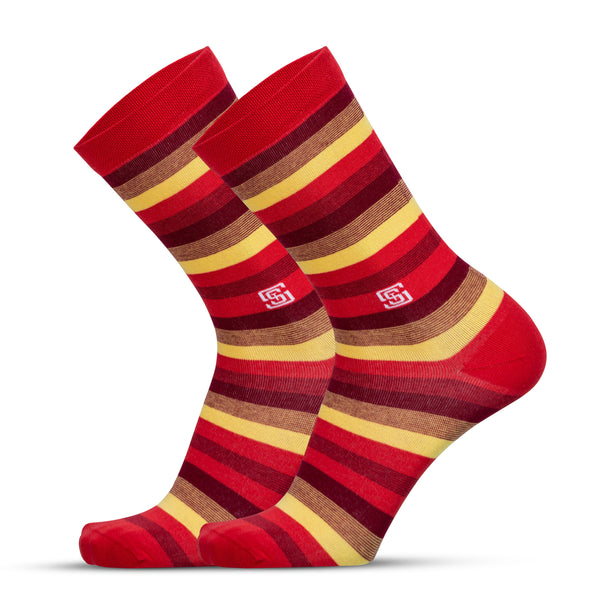 Dazzler Men Crew Socks- Red (1 Pair)