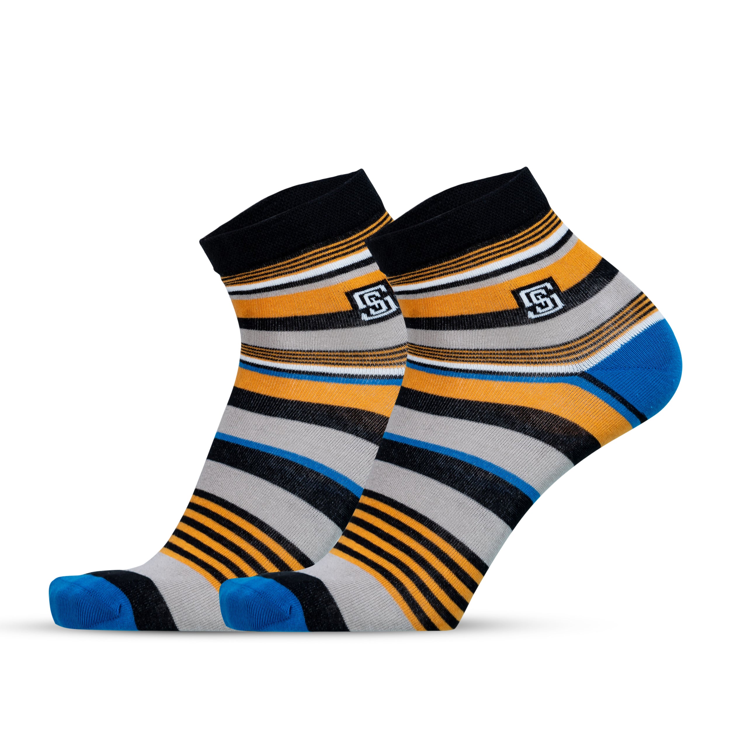 Design Stripe Ultra-Smooth Ankle Socks (1 Pairs)