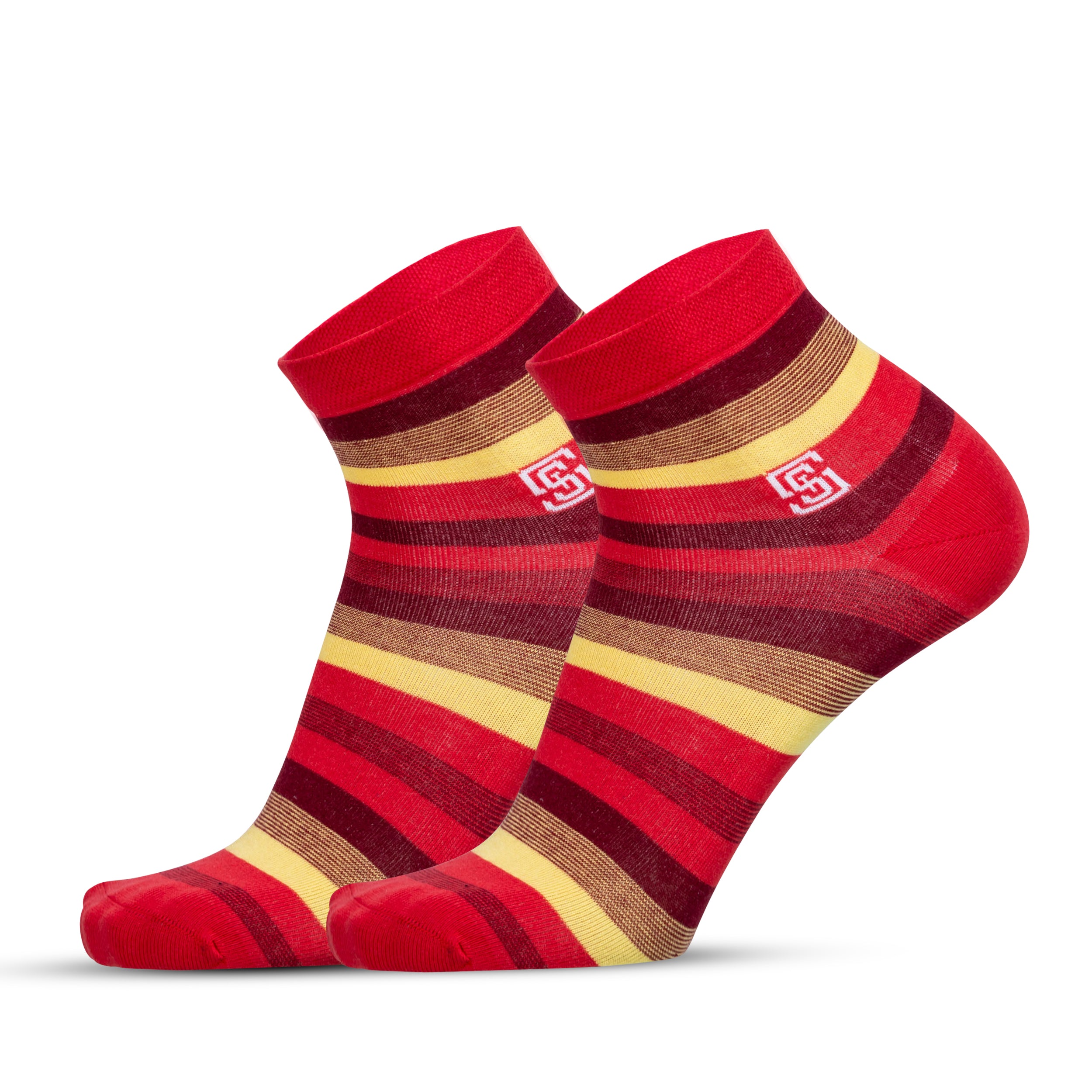 Design Dazzler 
 Ankle Socks-Red Pack of 1