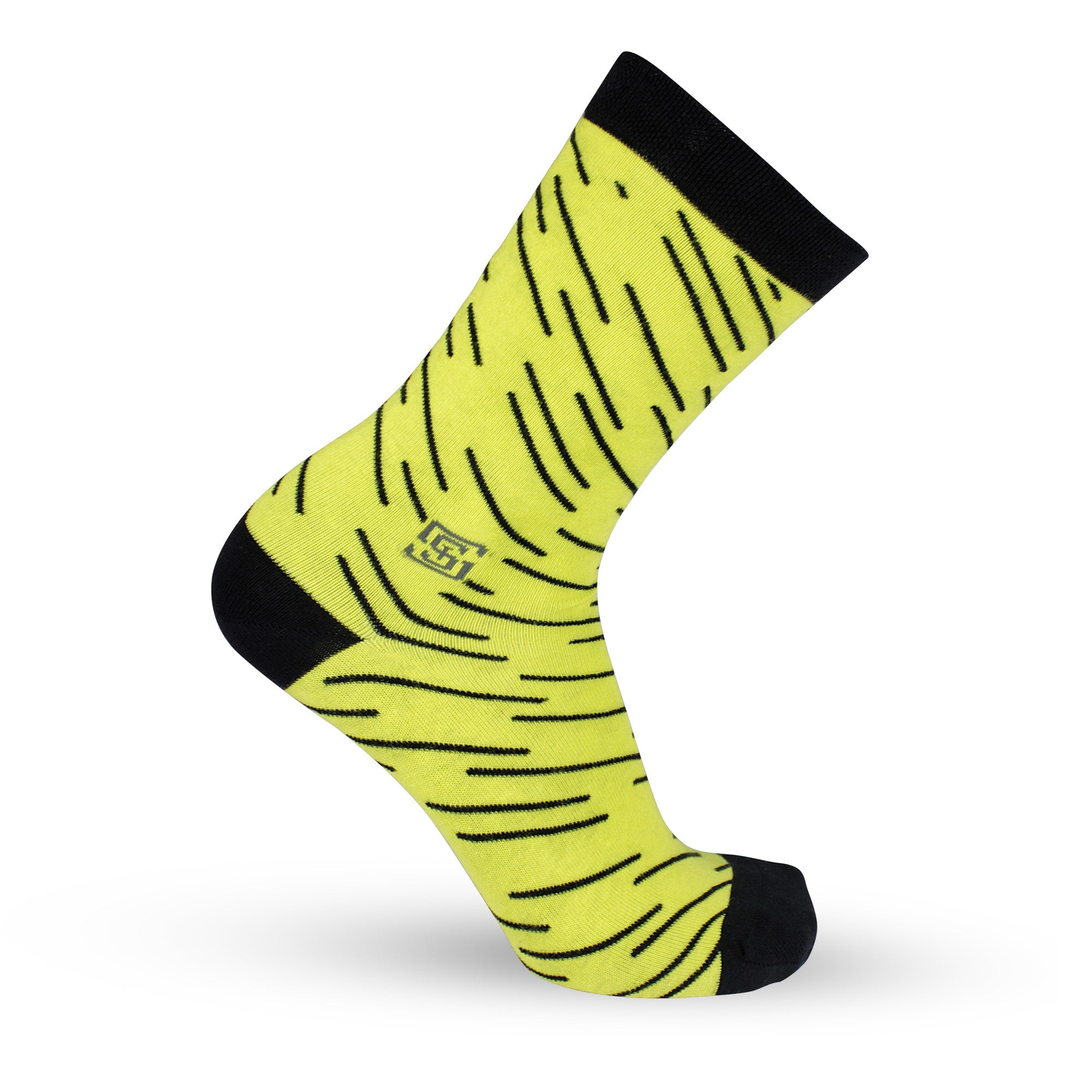 Design Classic Diagonal Crew Socks-Green Pack of 1