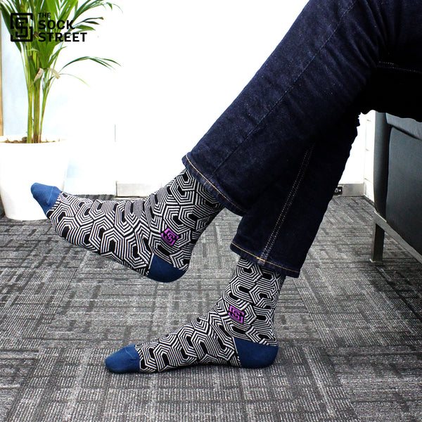 Shadow Spectrum Men Crew Socks- (3 Pair)