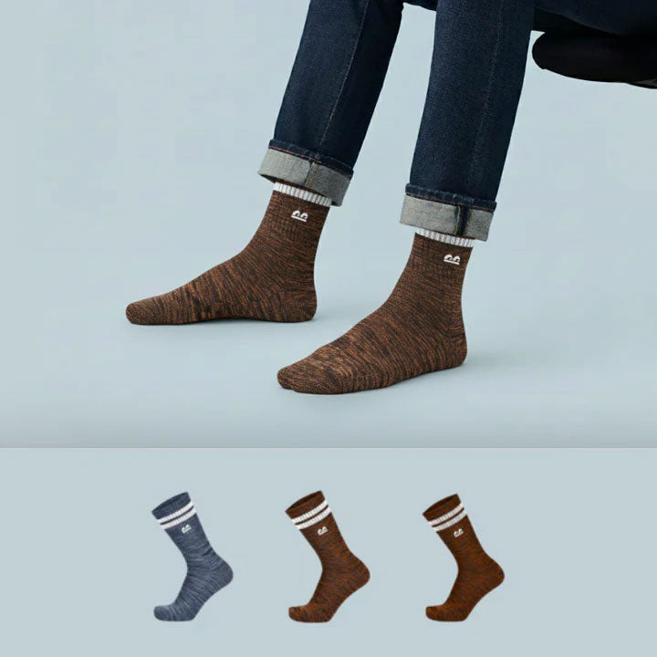Sports Running Crew Socks Trail Pack of 3