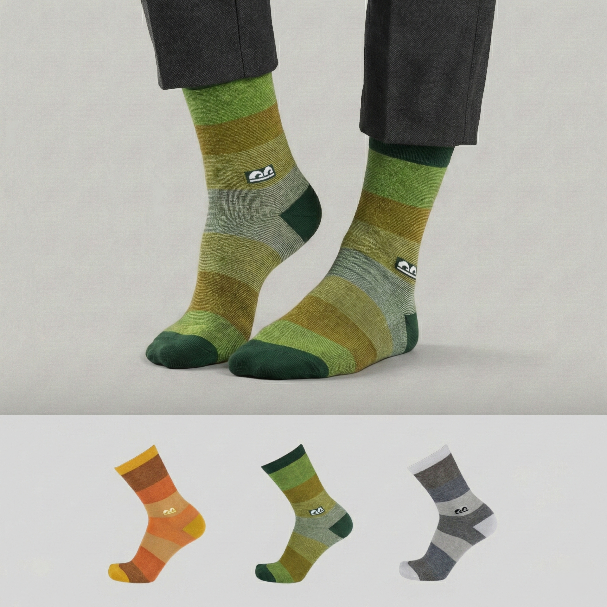 Formal Everyday Crew Socks-Willow's Edge Pack of 3