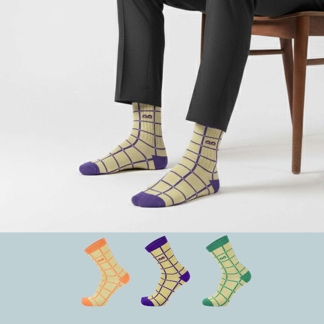 Formal Everyday Crew Socks-Candy Pop Pack of 3
