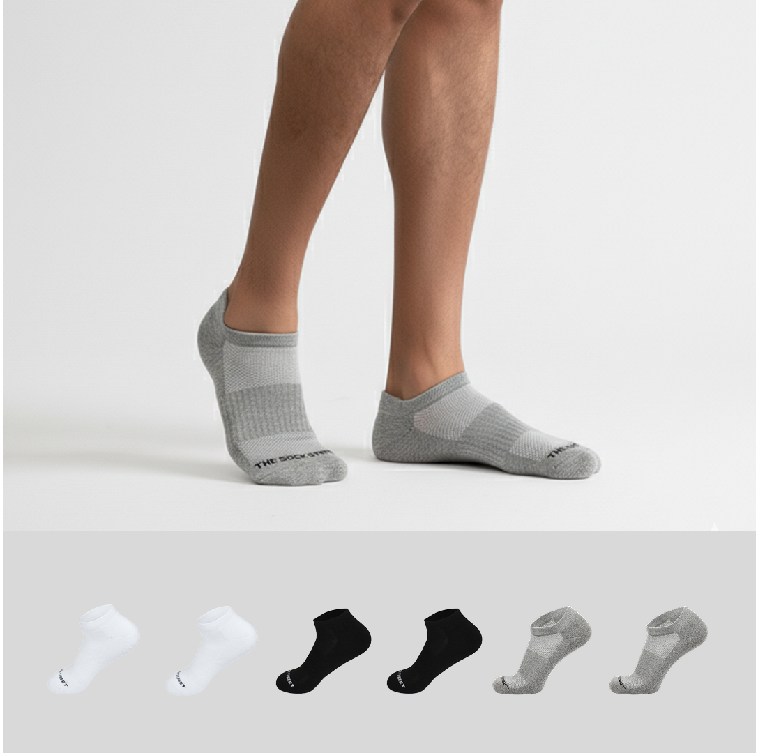 Sports Running Ankle Socks-Classics Pack of 6