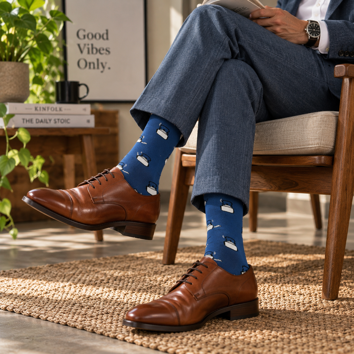 Tuk-Tuk & Tea Pack Of 3-Crew Socks