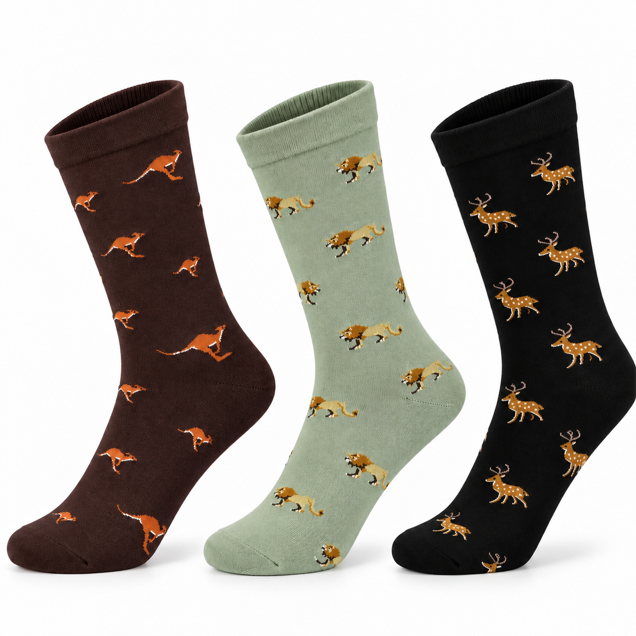 Into the Wild Pack Of 3-Crew Socks