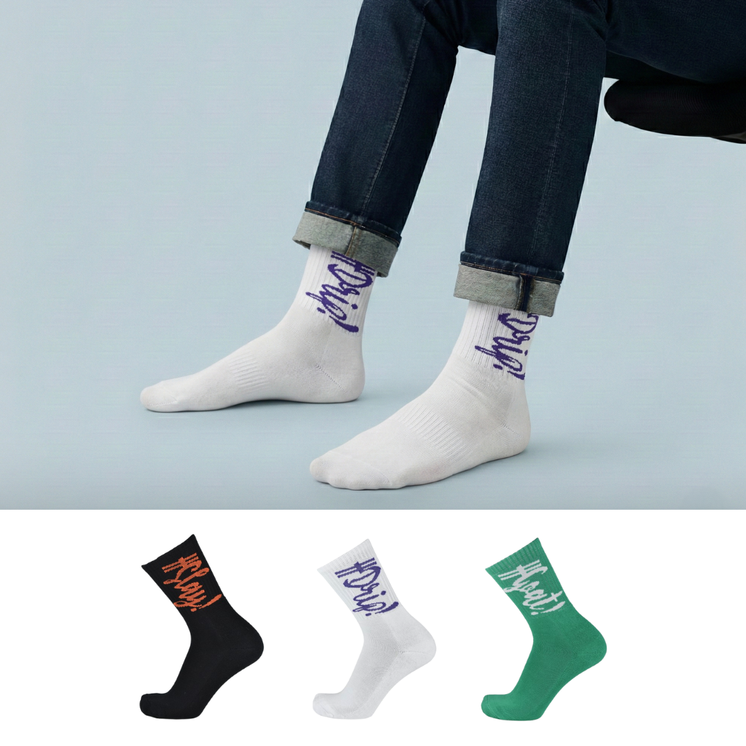 Design Everyday Crew Socks - Trending Now Pack of 3