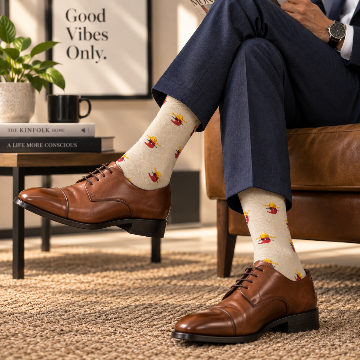 Spice & Siesta Pack of 3-Crew Socks