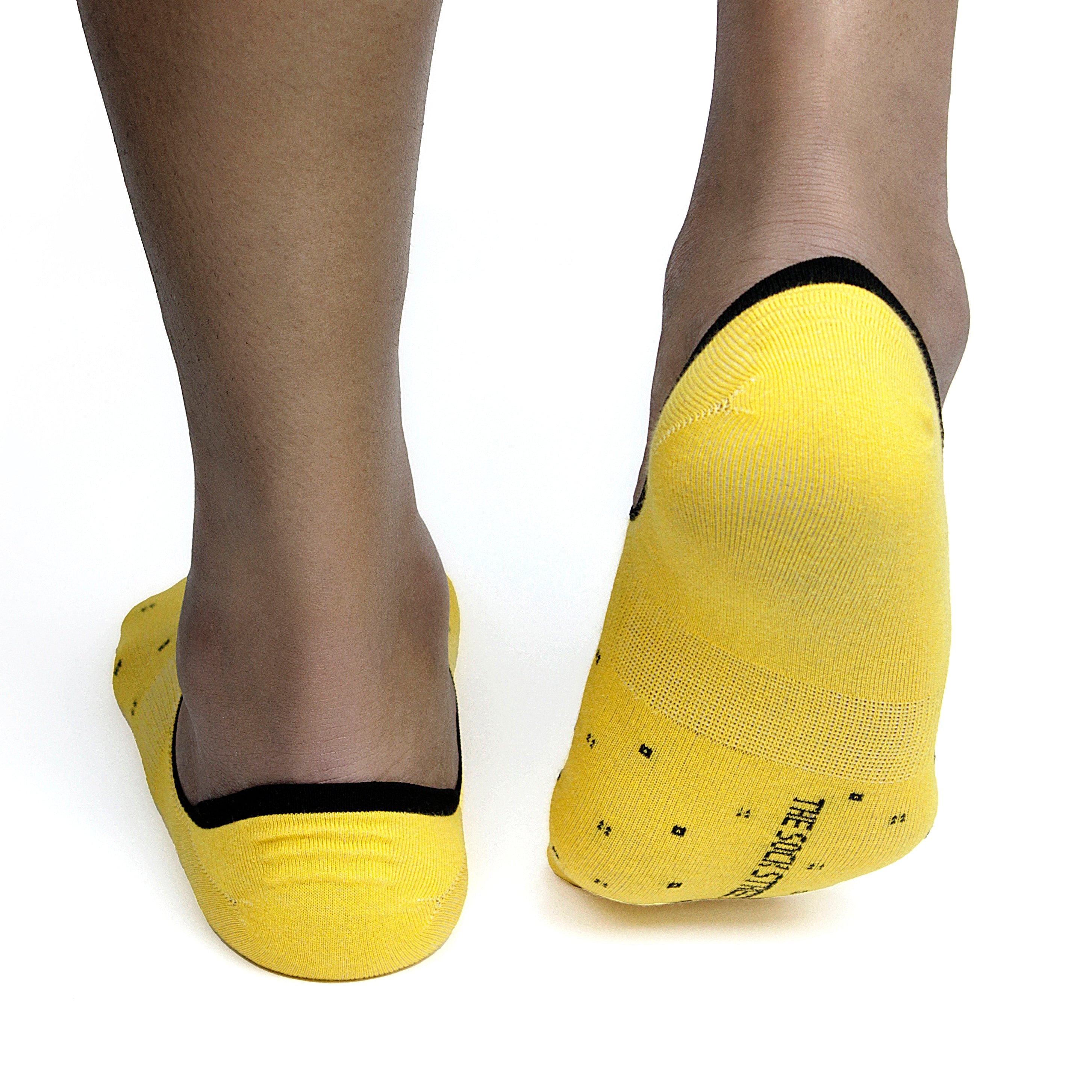 Design Specticals Charm No Show Socks-Yellow Pack of 1