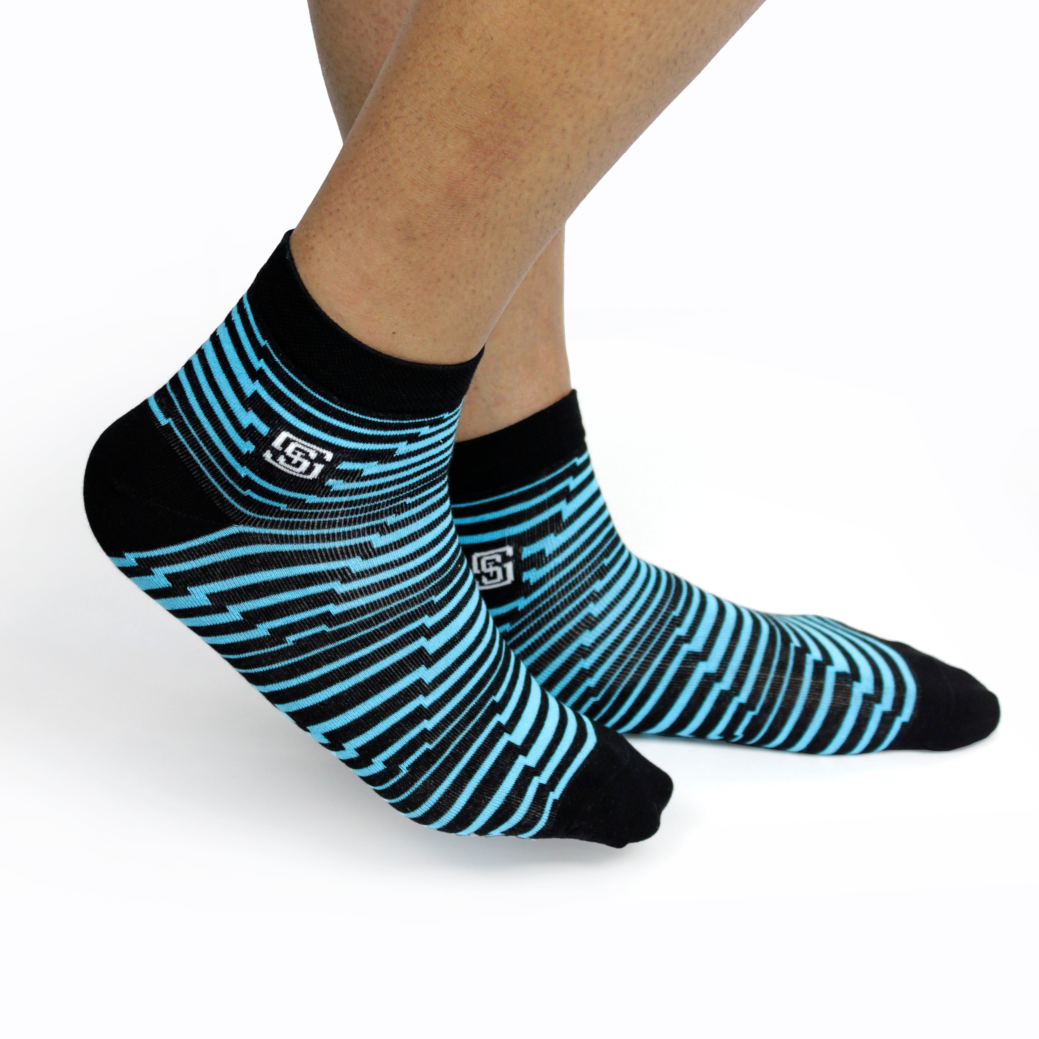 Design Printed Ultra-Smooth Ankle Socks (1 Pairs)