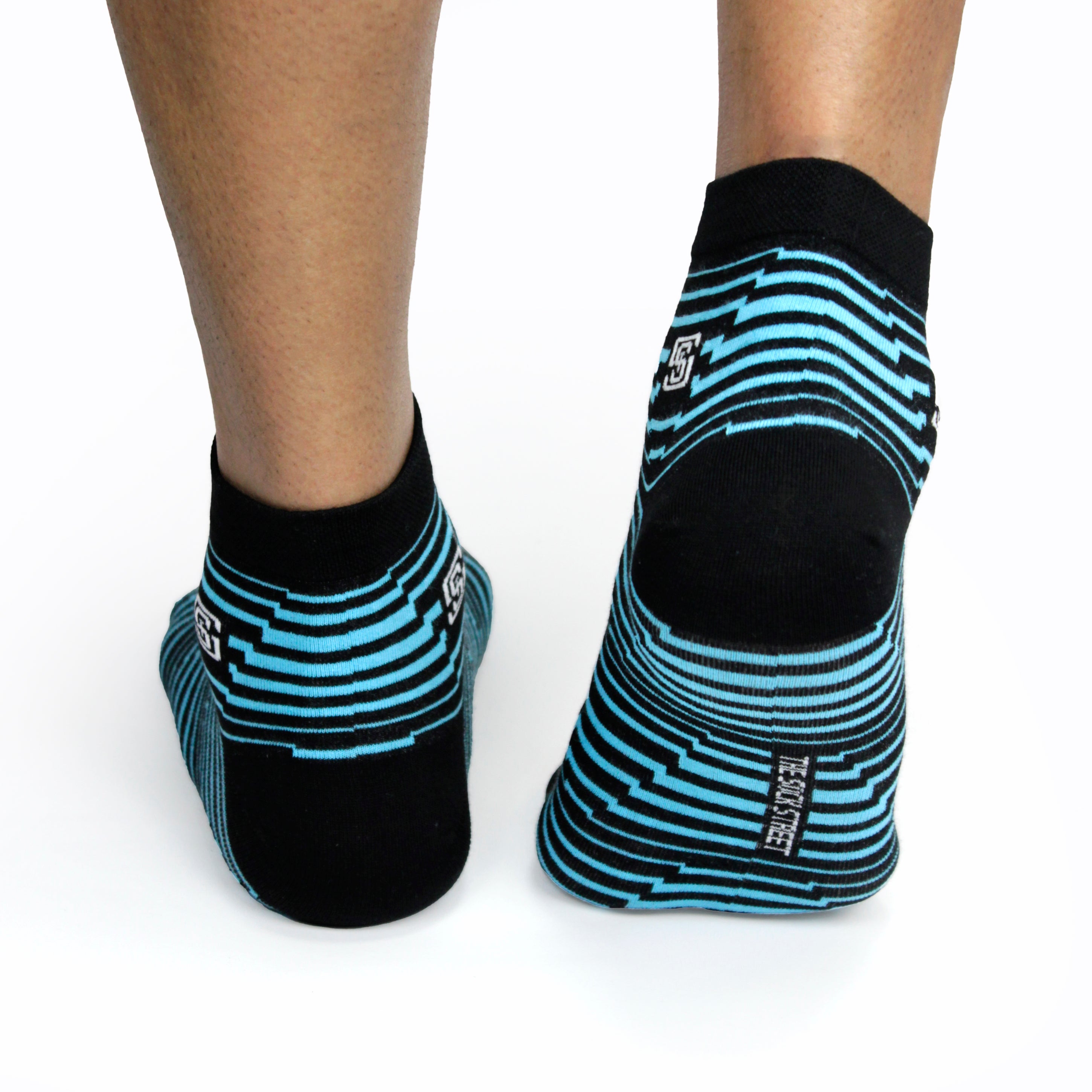 Design Printed Ultra-Smooth Ankle Socks (1 Pairs)