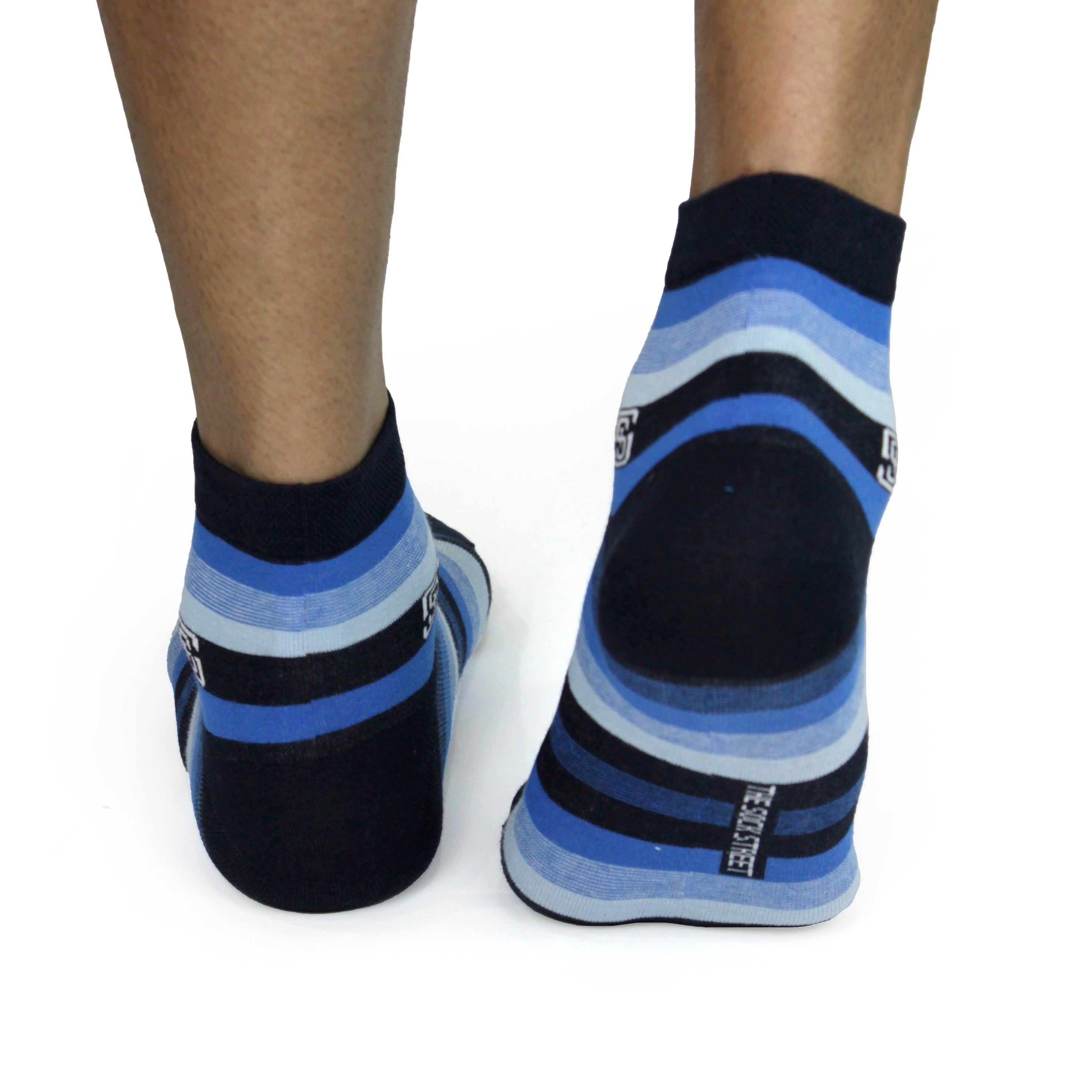 Design Dazzler 
 Ankle Socks-Blue Pack of 1