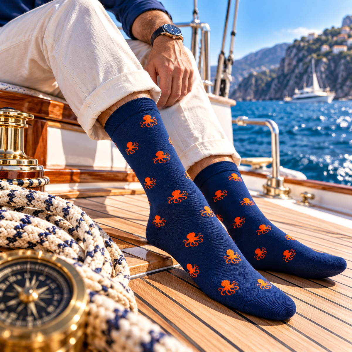 Ocean Buddies Pack of 3-Crew Socks