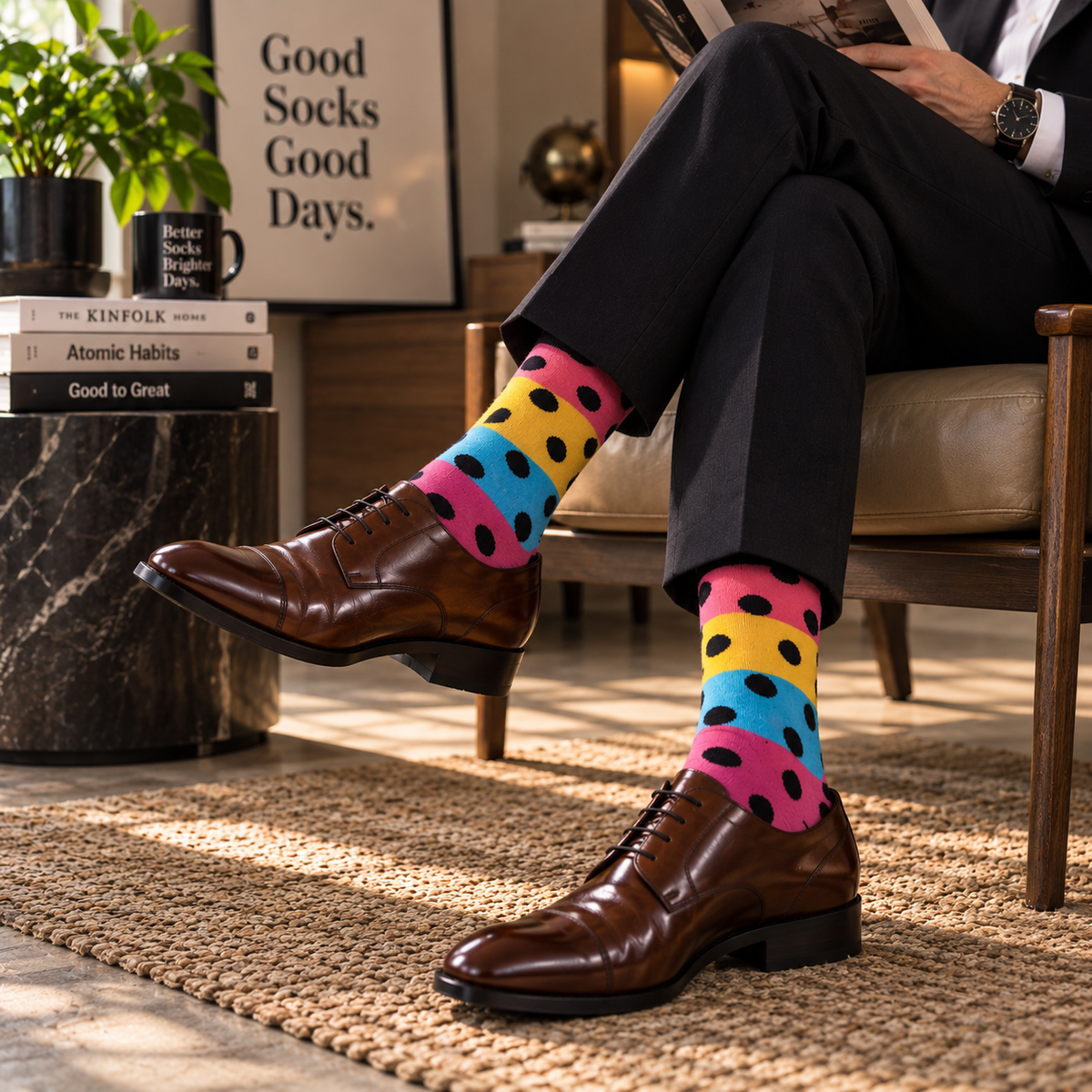 Sunset Escape Pack Of 3-Crew Socks