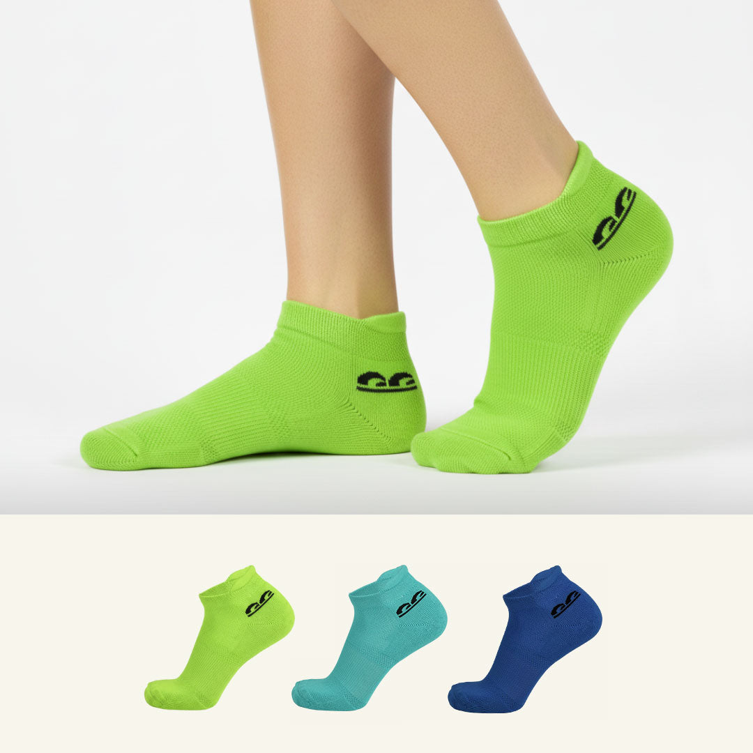 Sports Running Ankle Socks-Horizon Glow Pack of 3