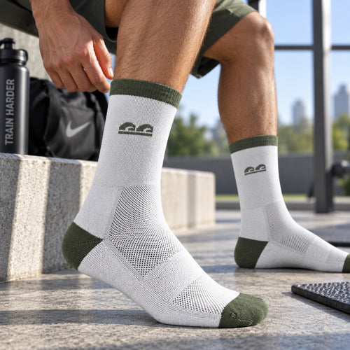 Street Grid Crew Sport Socks-Pack of 3