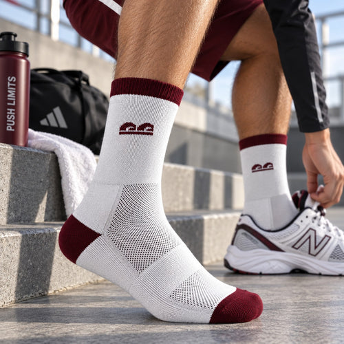 Street Grid Crew Sport Socks-Pack of 3