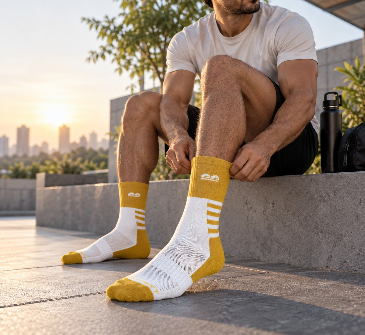 Sport Pace Crew Socks-Pack of 6