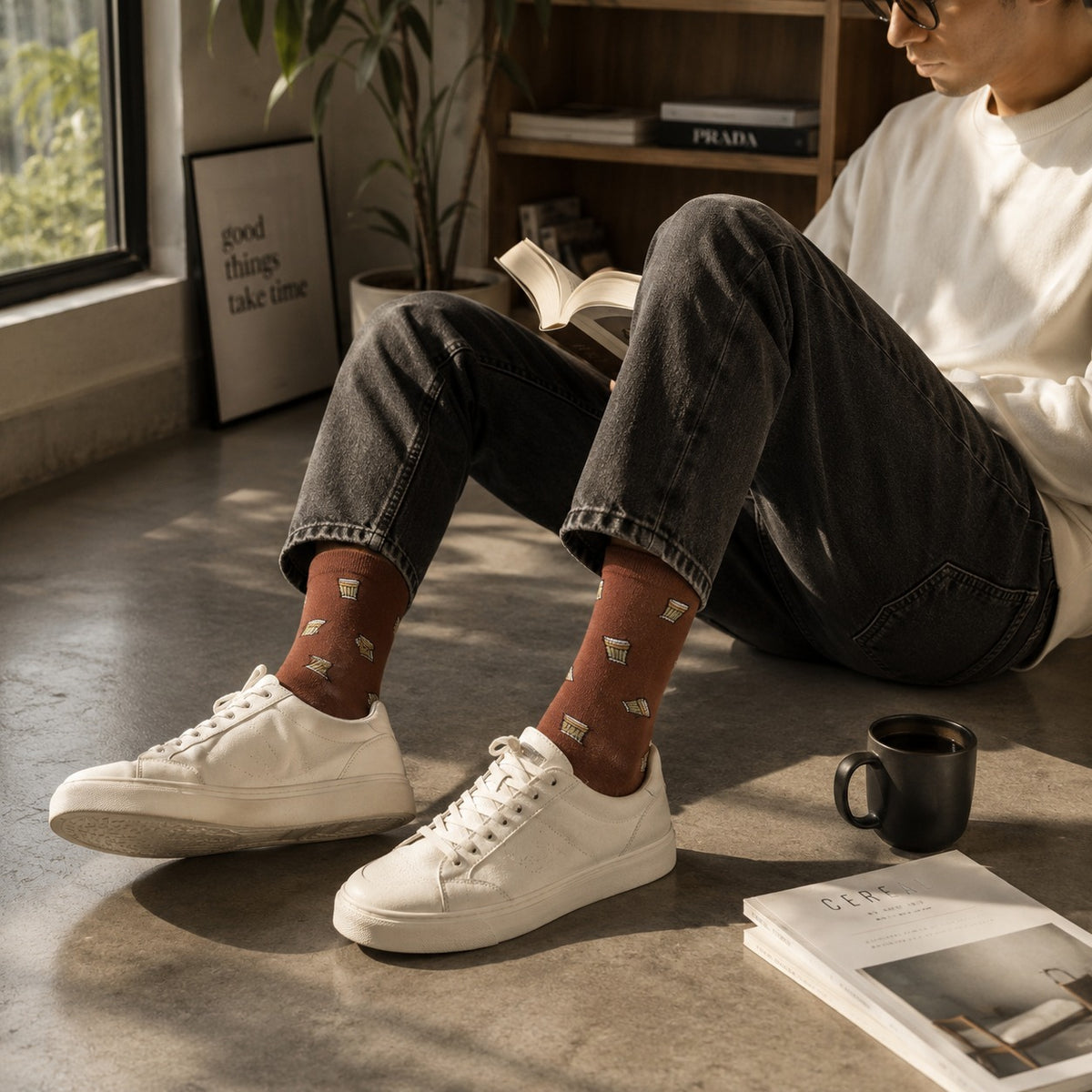 Tuk-Tuk & Tea Pack Of 3-Crew Socks