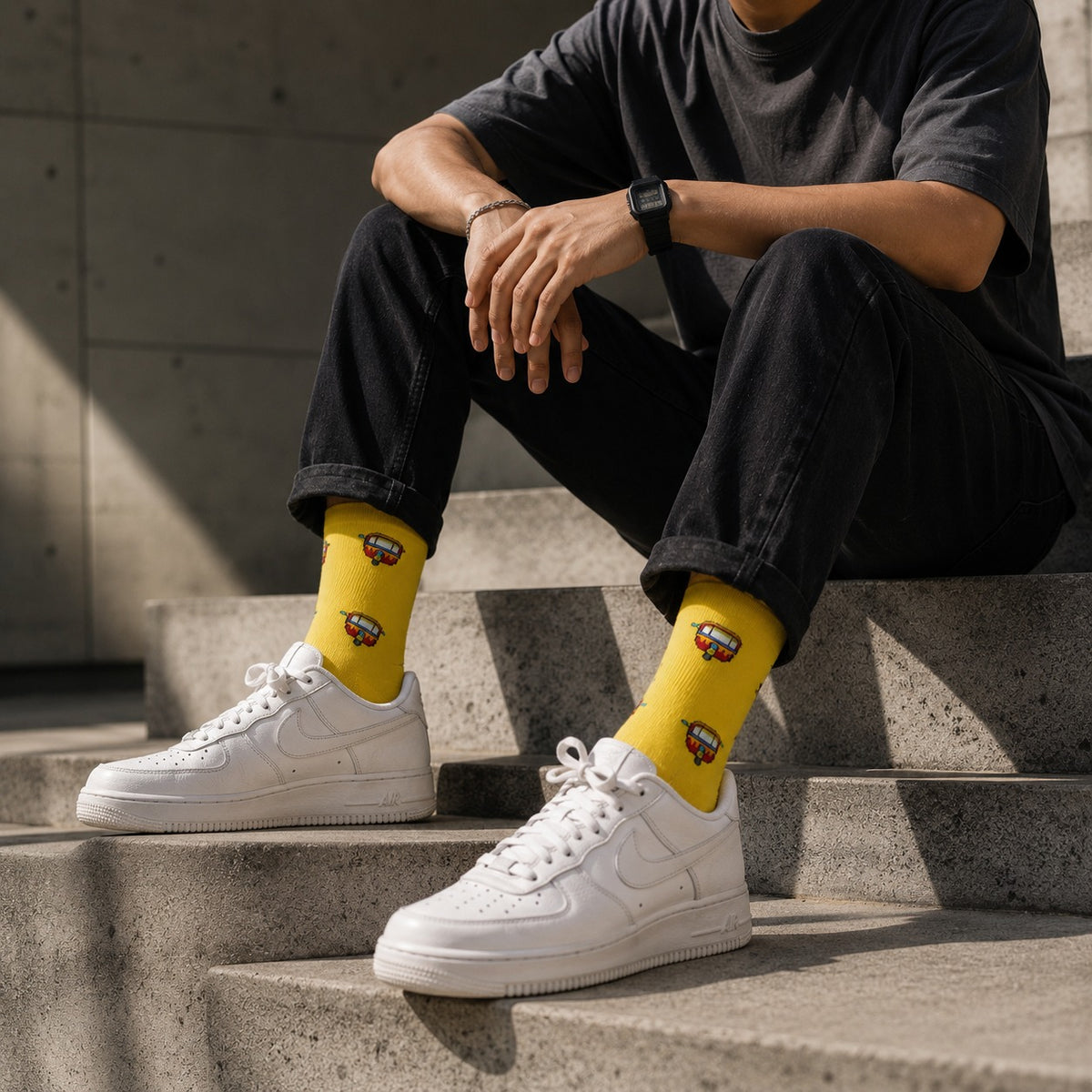 Tuk-Tuk & Tea Pack Of 3-Crew Socks