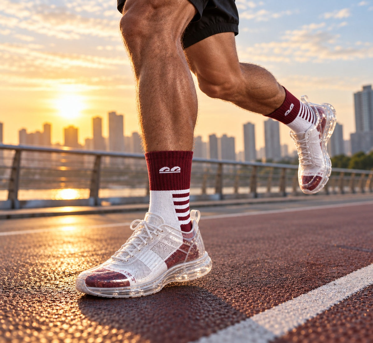 Sport Pace Crew Socks-Pack of 6