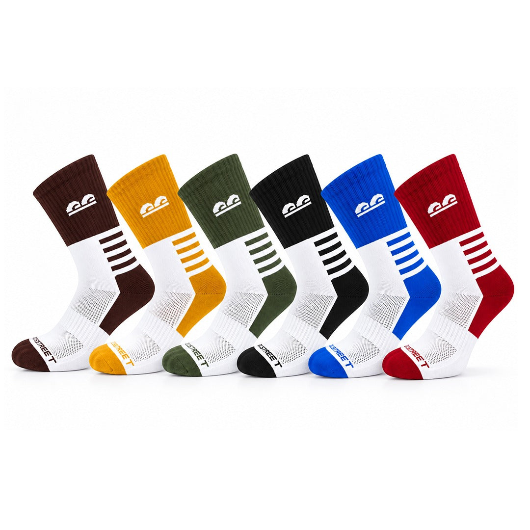 Aero Sprint Crew Sport Socks-Pack of 6