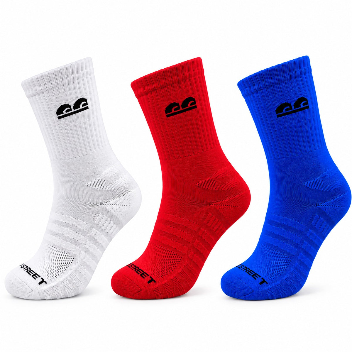 Sports All Purpose Crew-Endurance Crew Pack of 3