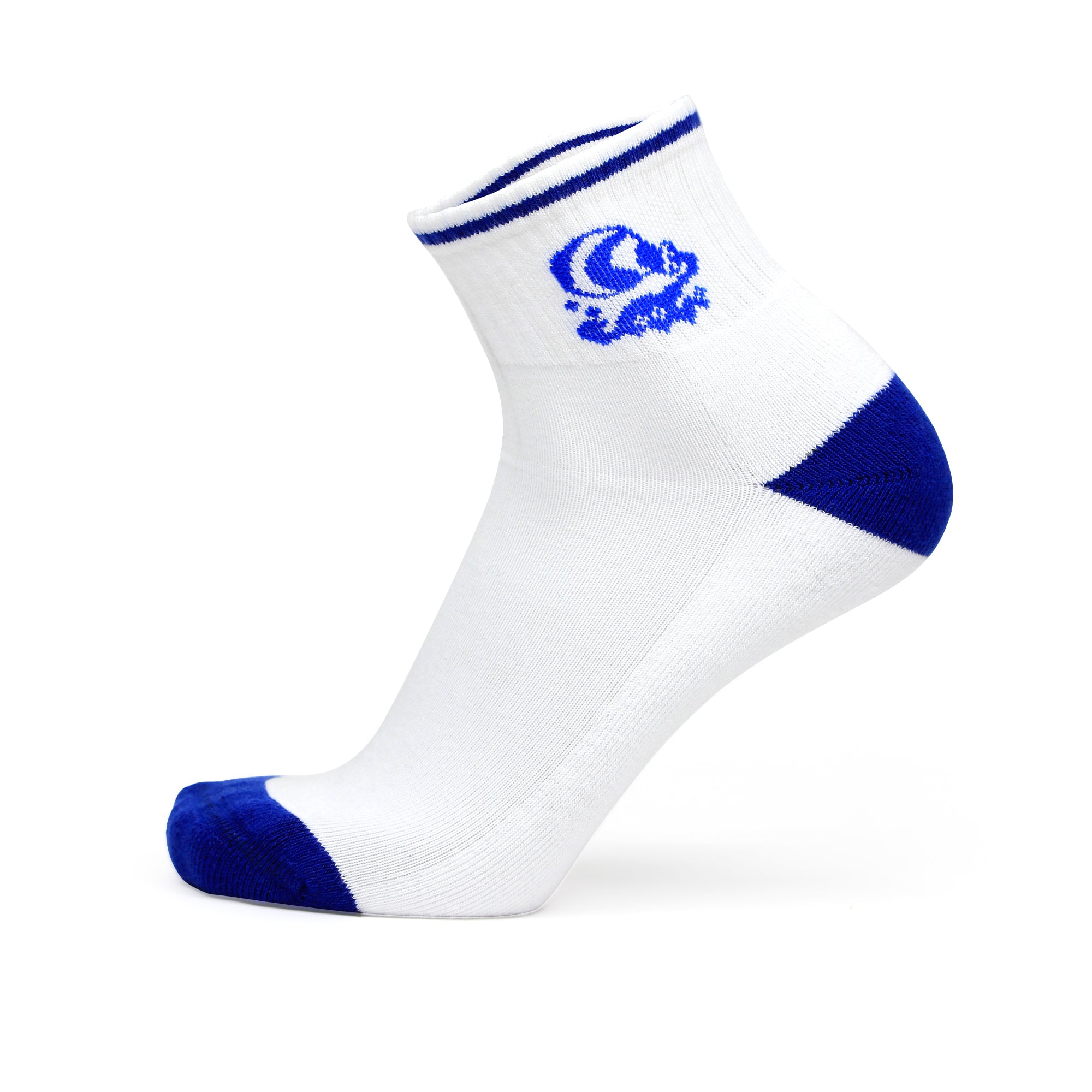 Design Aquarius Ankle Socks-White Base Pack of 3